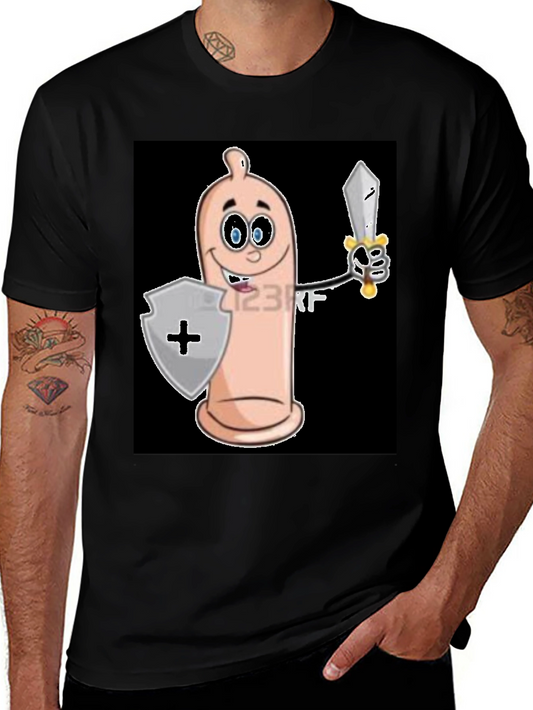 Condom Warrior T-Shirt - Protect Yourself!