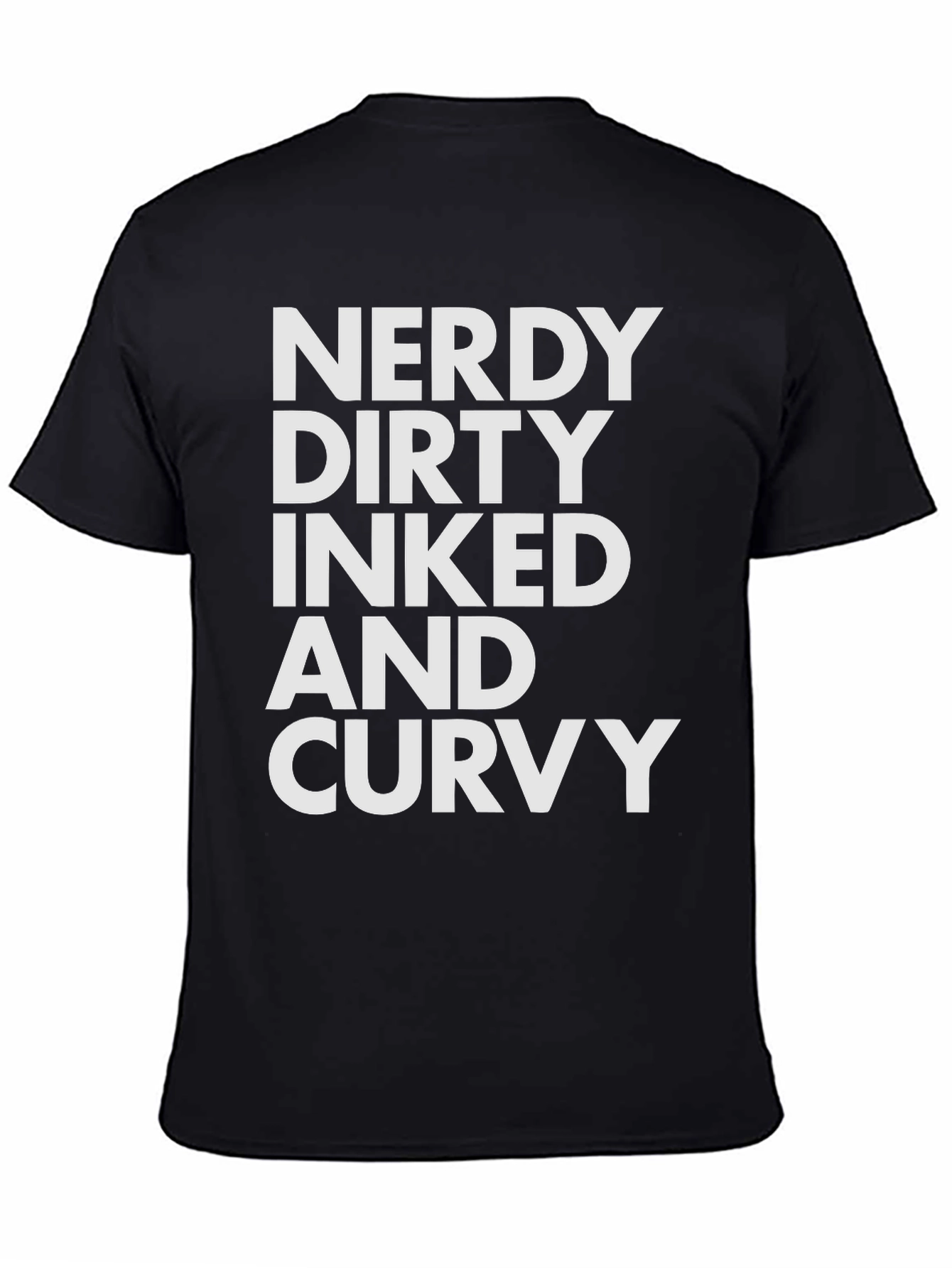 Nerdy Dirty Inked Curvy Graphic Tee