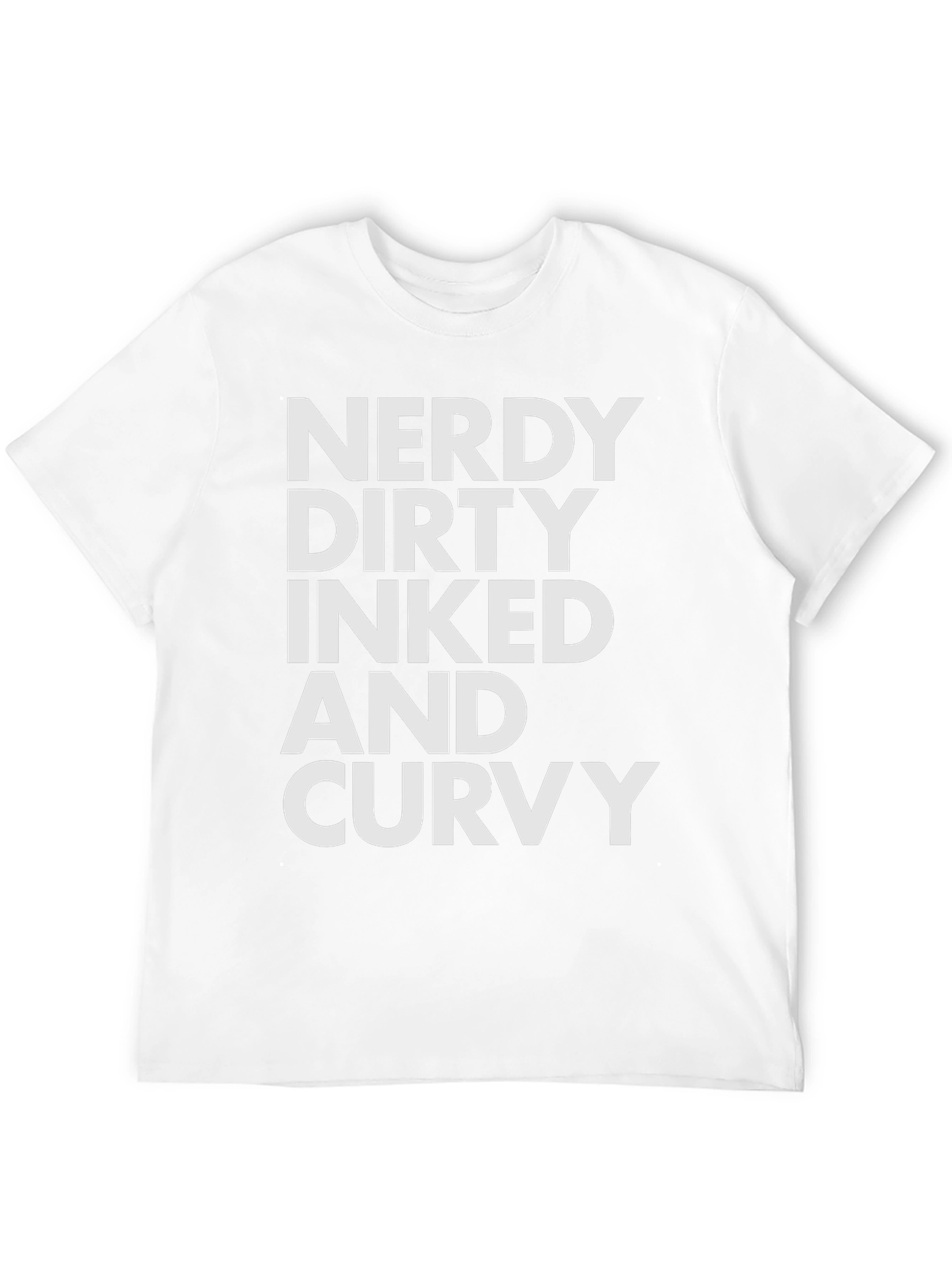 Nerdy Dirty Inked Curvy Graphic Tee