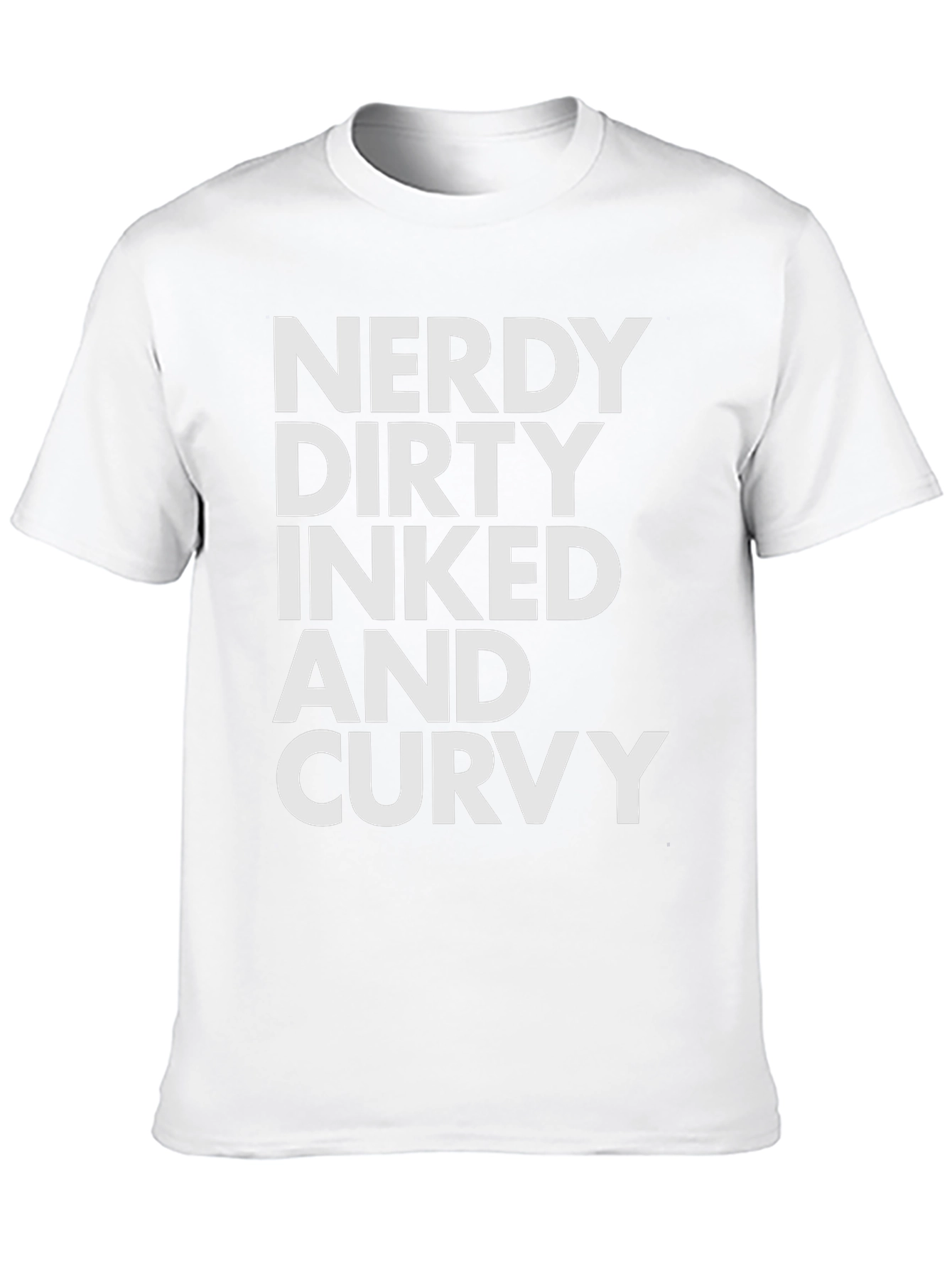 Nerdy Dirty Inked Curvy Graphic Tee