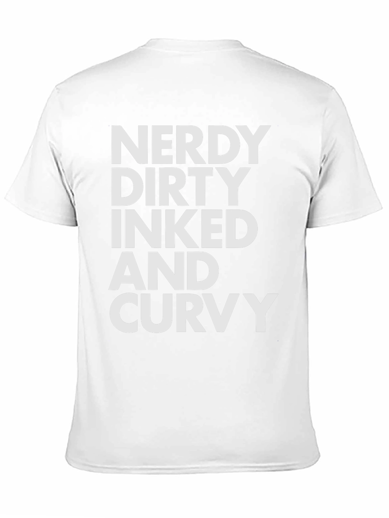 Nerdy Dirty Inked Curvy Graphic Tee