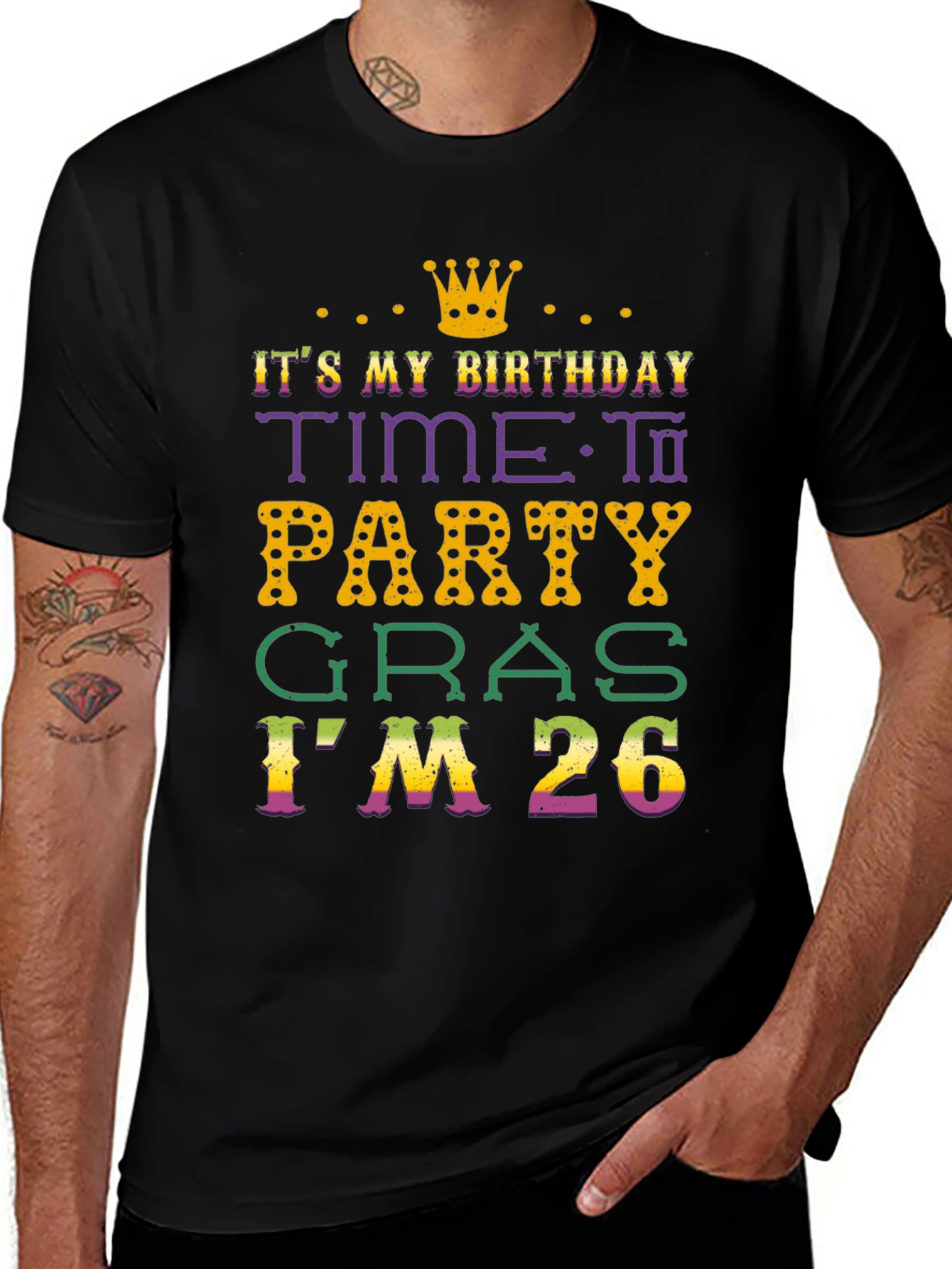 Birthday Time to Party Gras T-Shirt