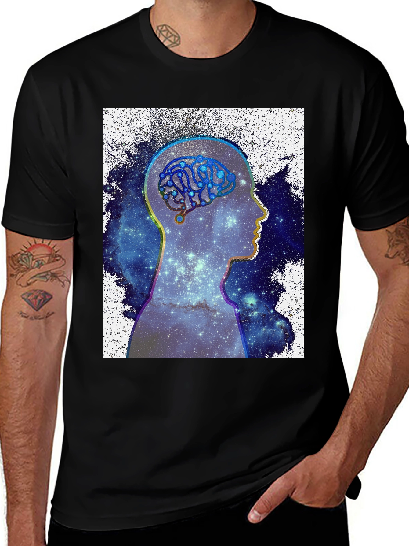 Mind Galaxy T-Shirt - Cosmic Brain Tee