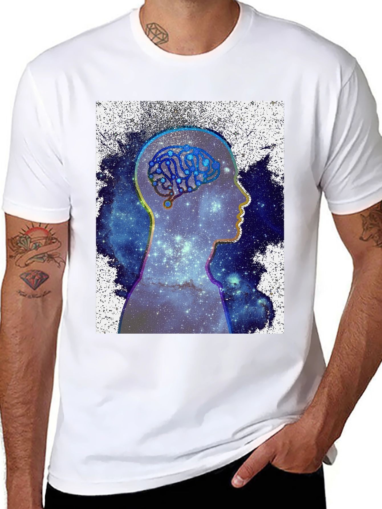 Mind Galaxy T-Shirt - Cosmic Brain Tee