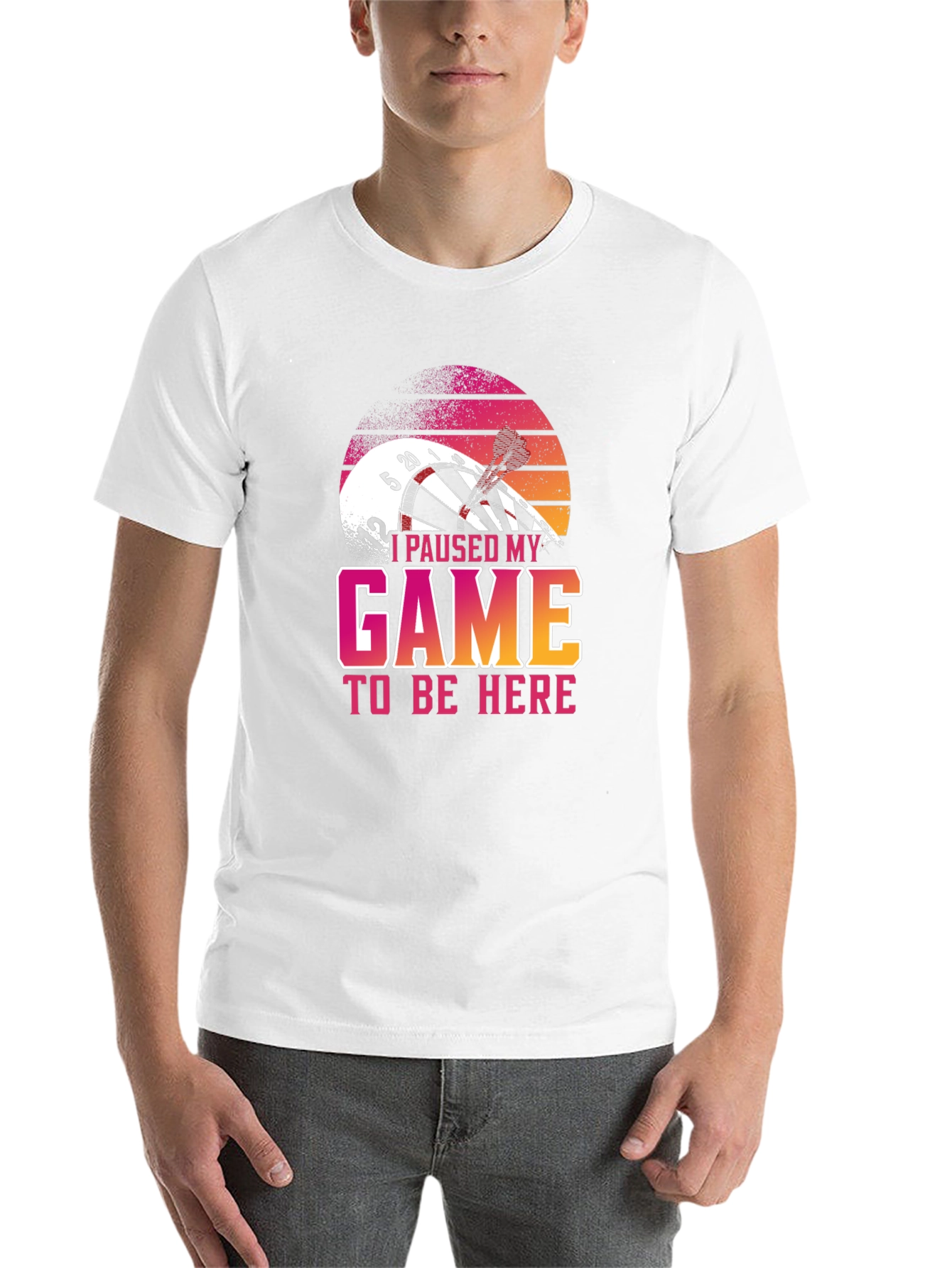 Funny Darts T-Shirt: I Paused My Game