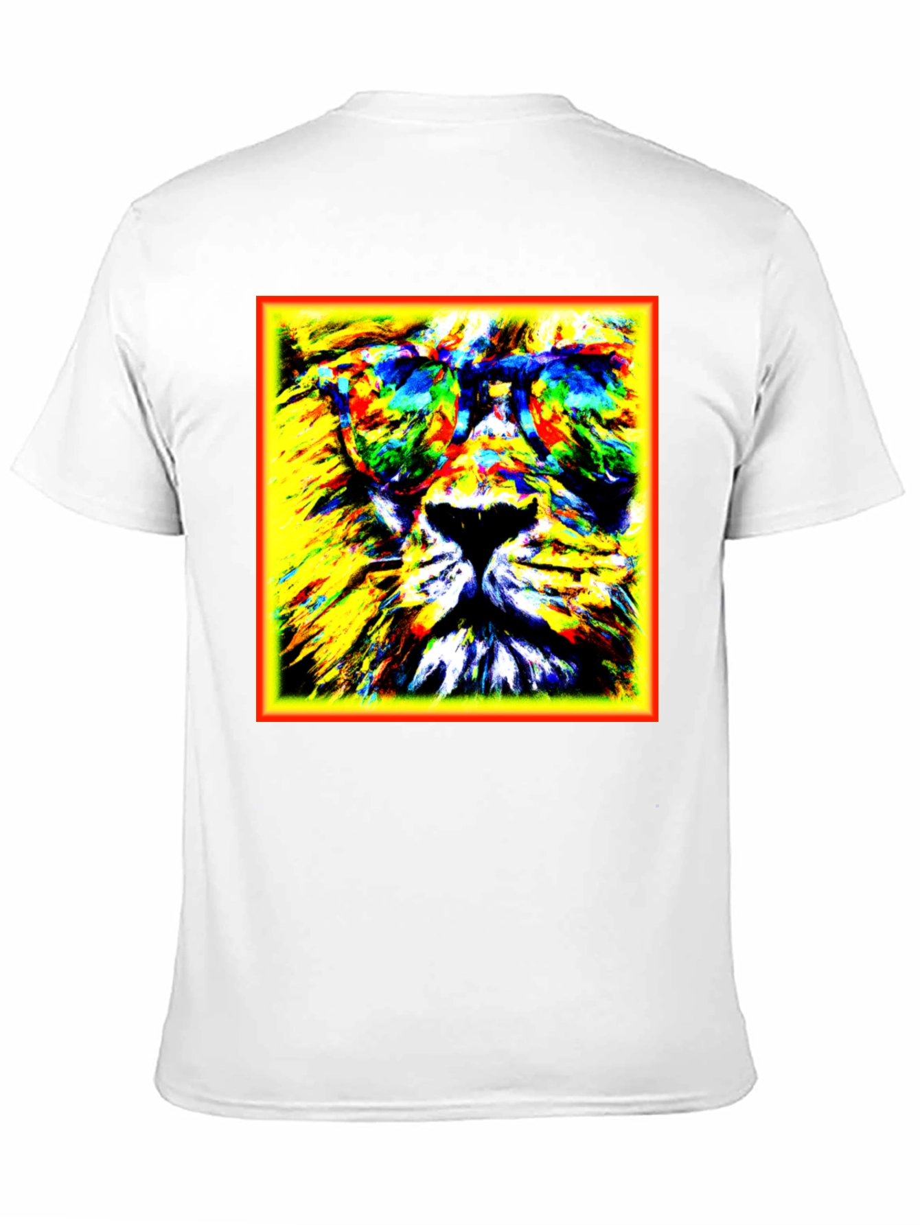 Lion Graphic Tee - Cool Animal Print