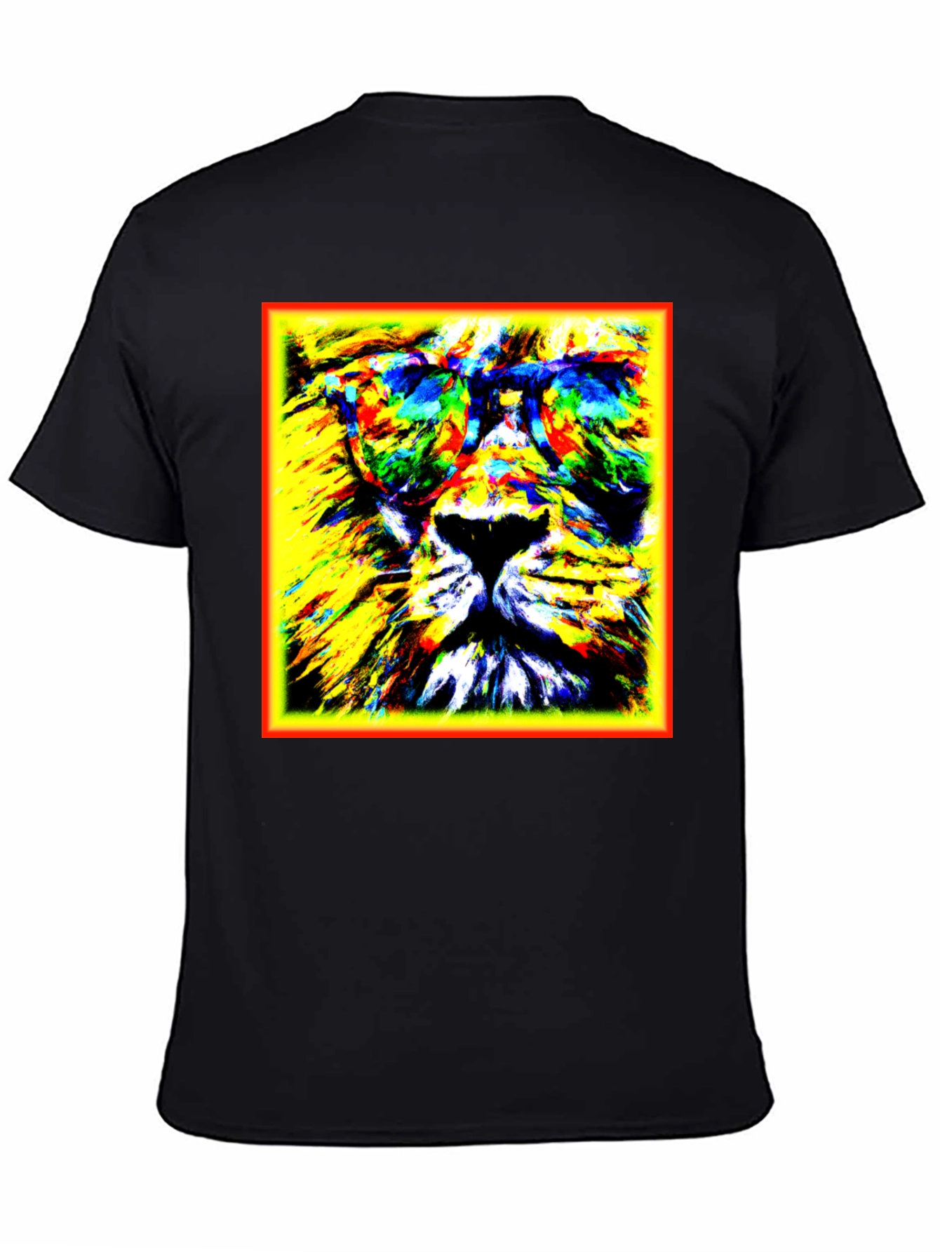 Lion Graphic Tee - Cool Animal Print