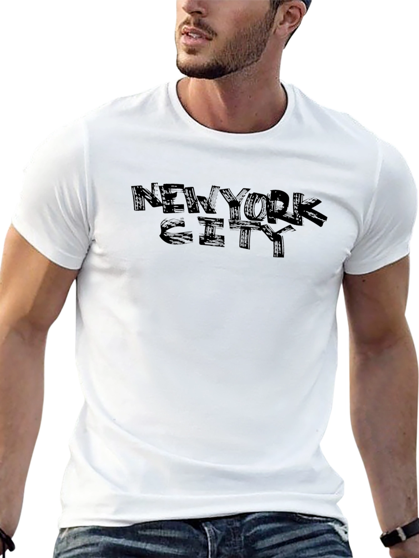 New York City Black Graphic Tee