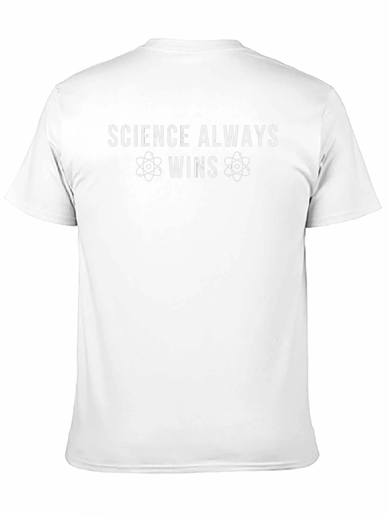 Science Always Wins T-Shirt - Black Cotton Blend