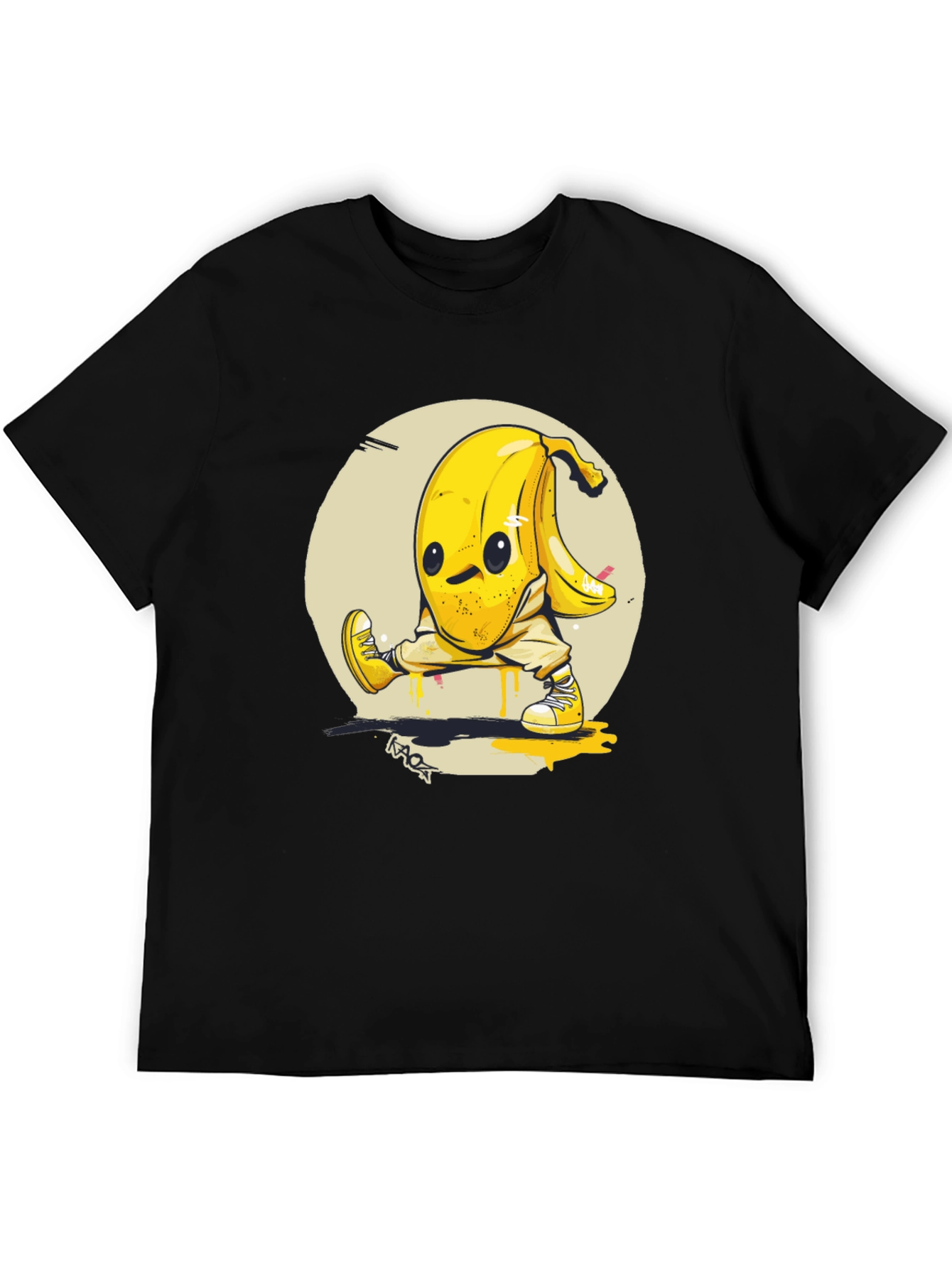 Funky Banana Character Graphic Tee