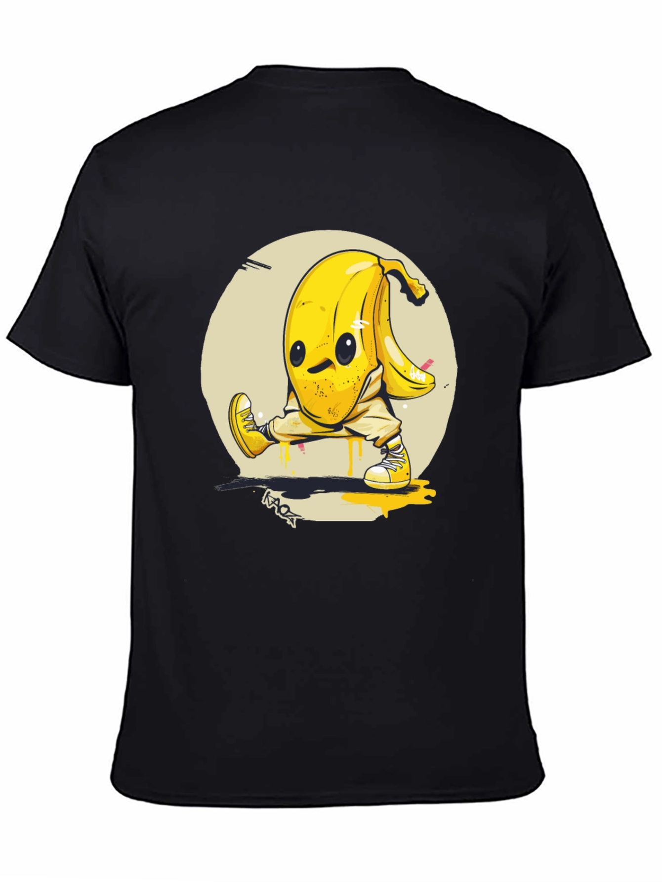 Funky Banana Character Graphic Tee