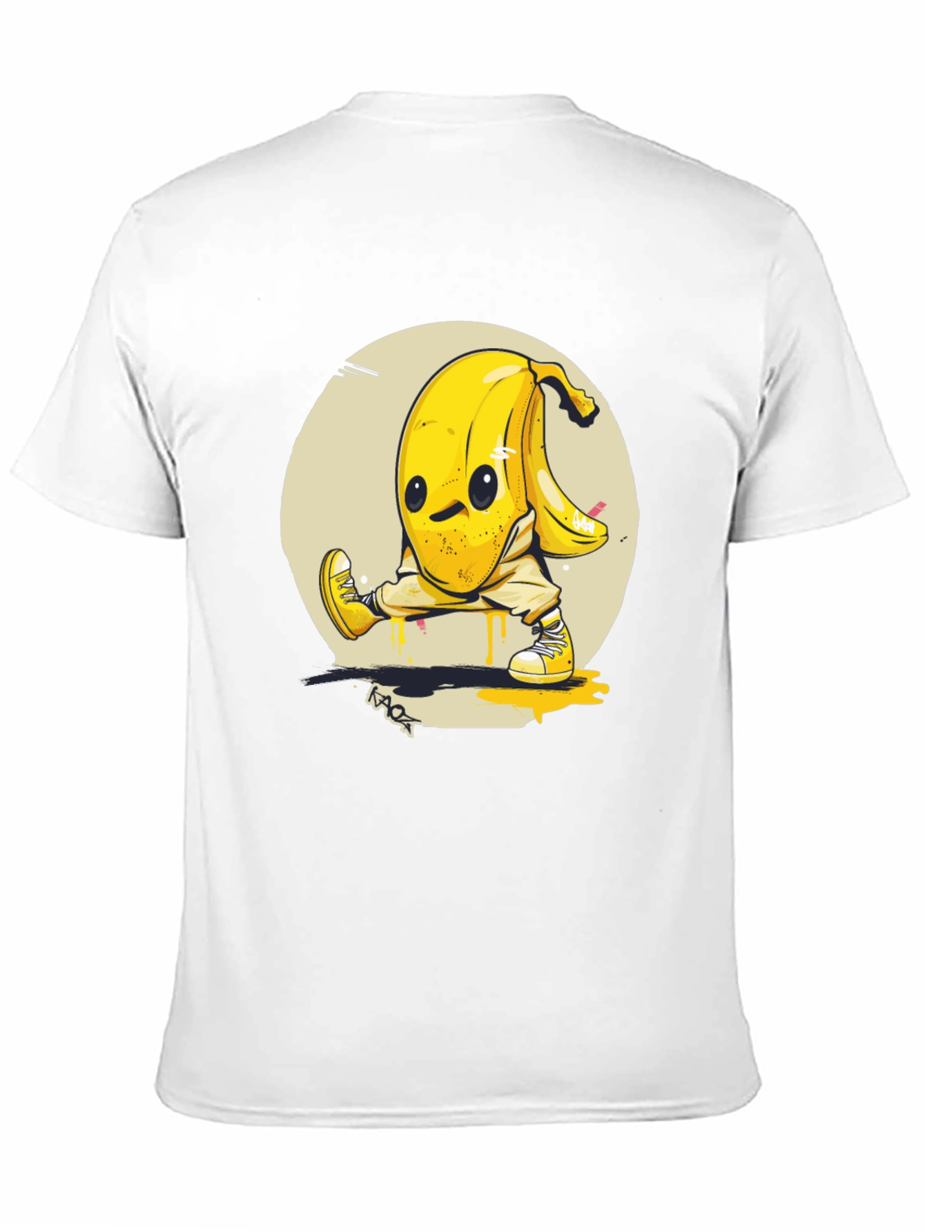 Funky Banana Character Graphic Tee