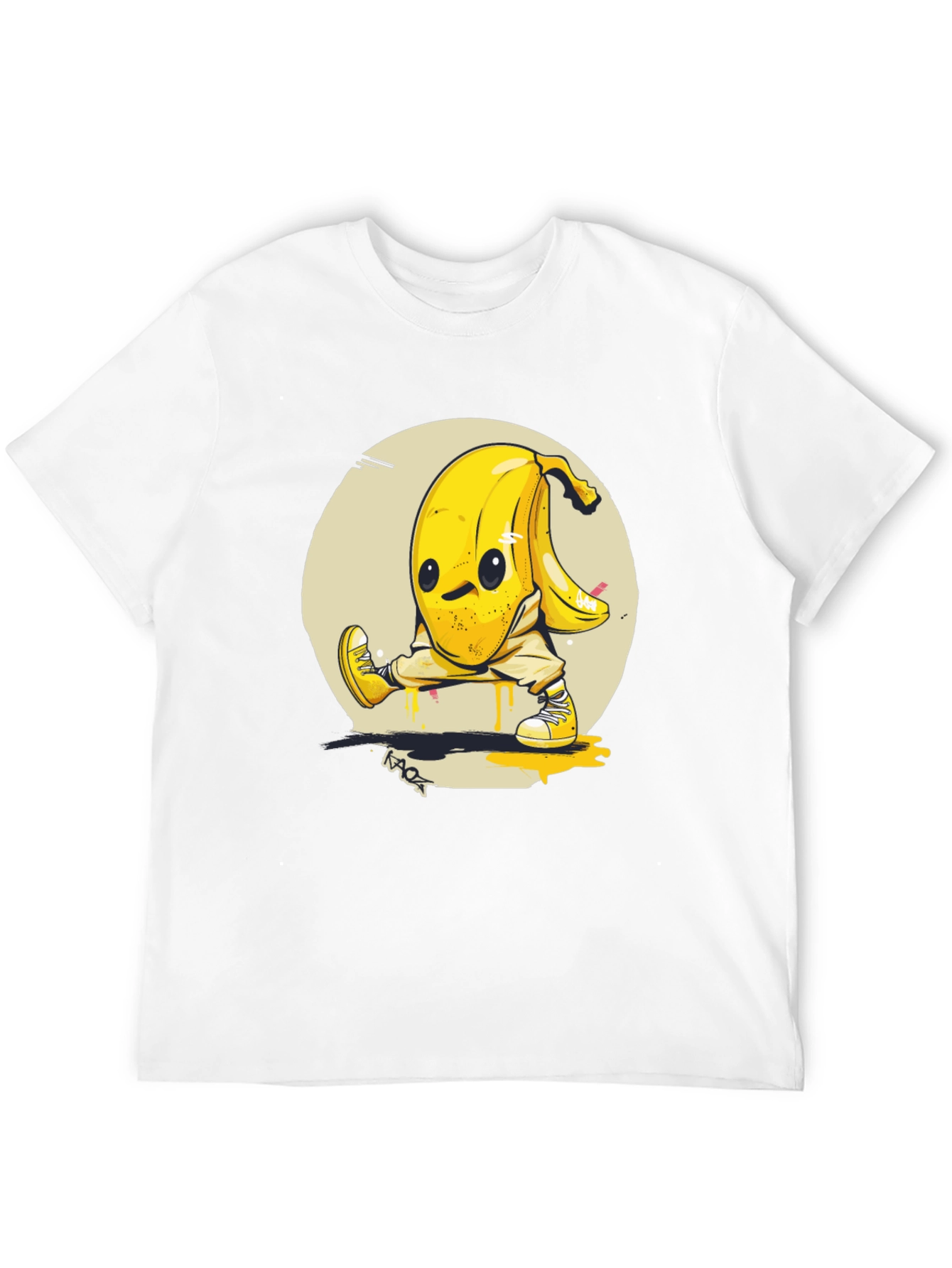 Funky Banana Character Graphic Tee