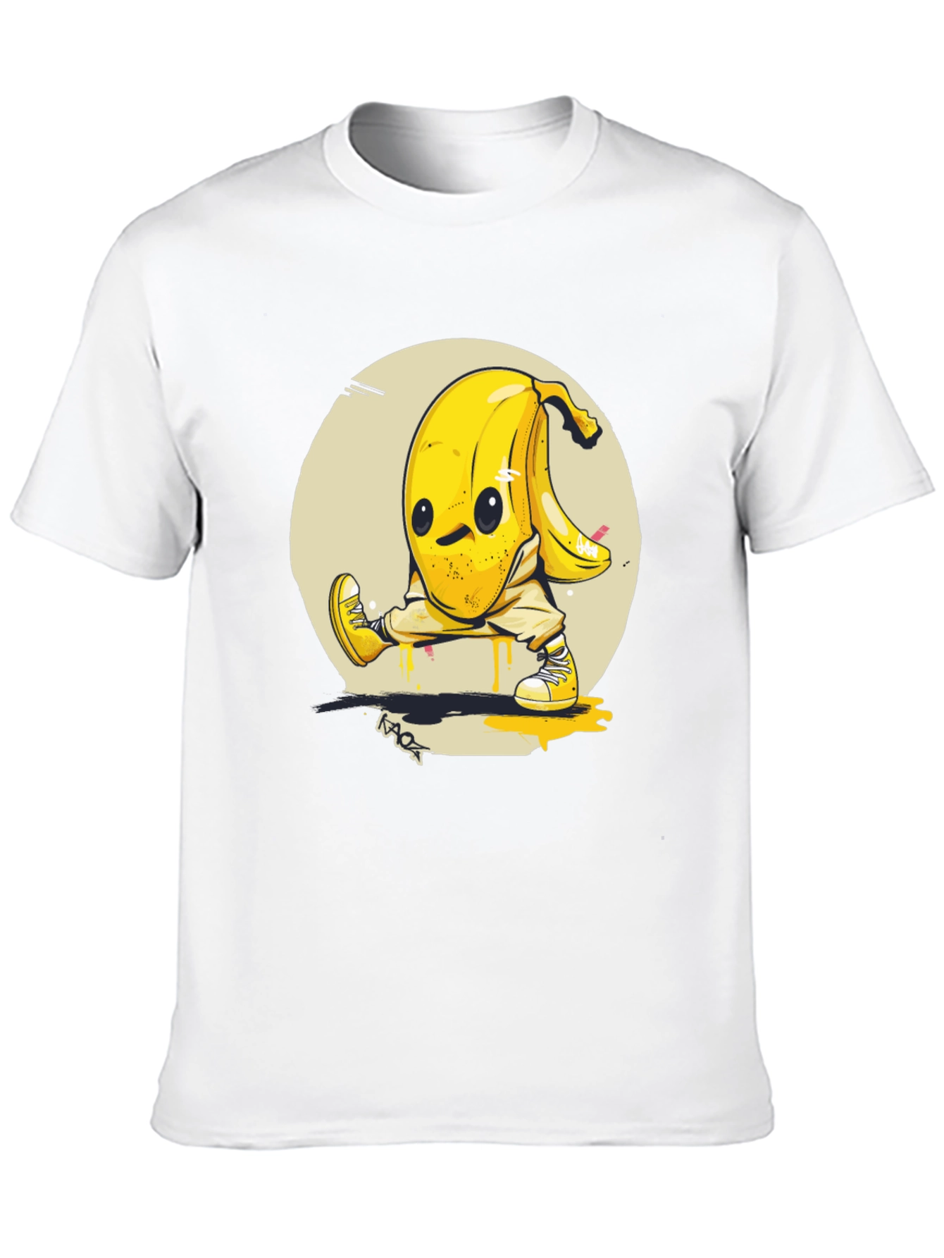 Funky Banana Character Graphic Tee