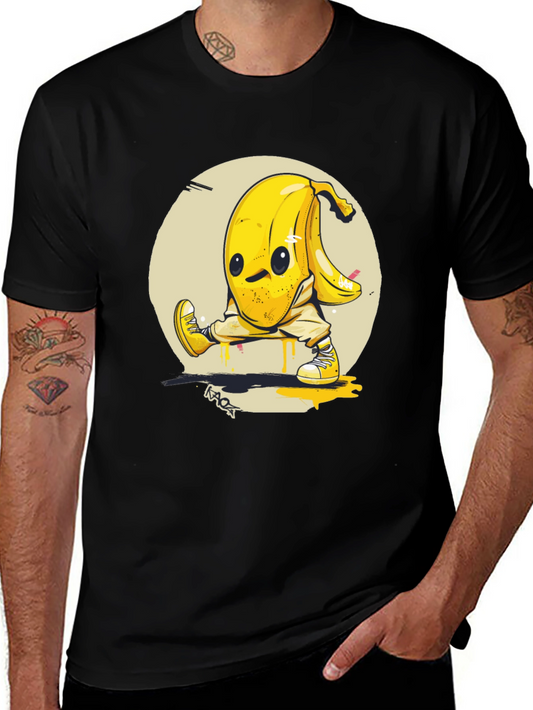 Funky Banana Character Graphic Tee