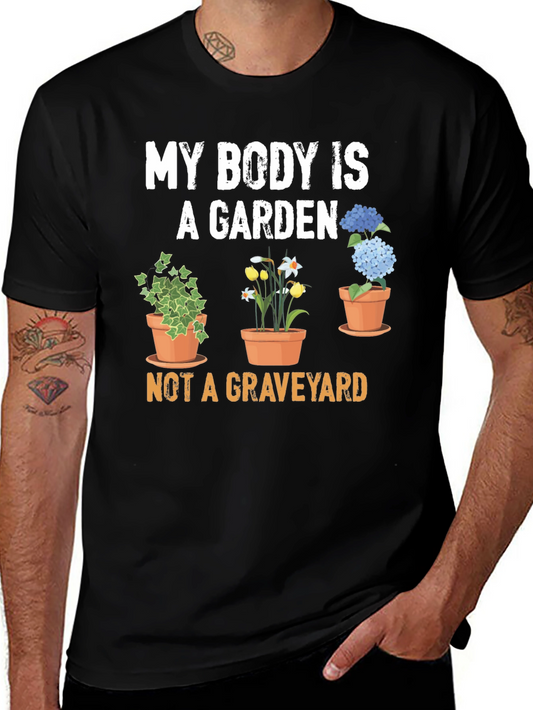 Garden Body T-Shirt: Plant-Based Wellness Tee