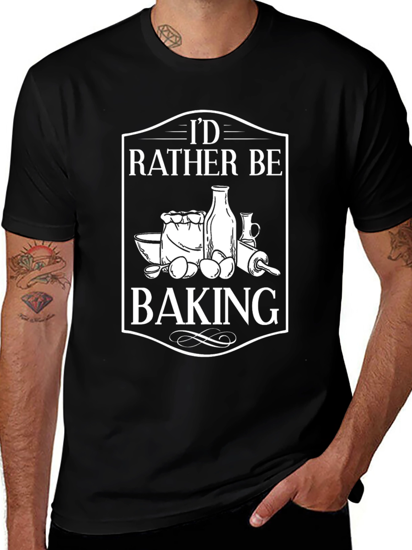 Id Rather Be Baking T-Shirt - Bakers Delight!