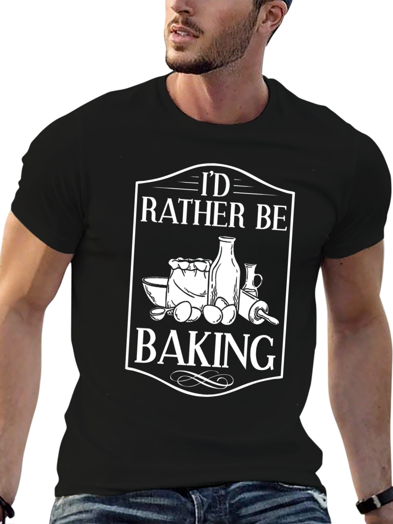 Id Rather Be Baking T-Shirt - Bakers Delight!