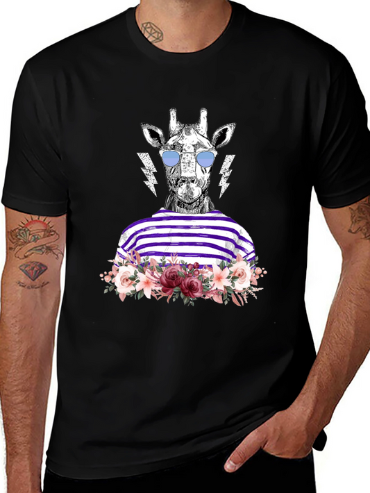 Giraffe in Shades Graphic T-Shirt