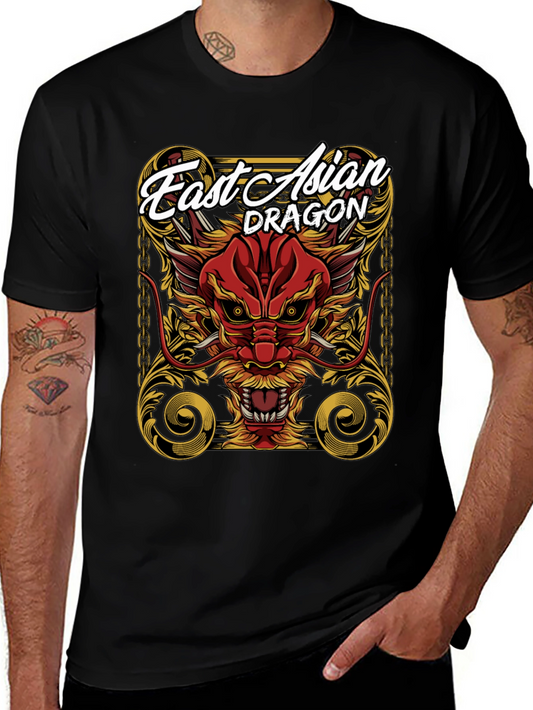 East Asian Dragon Graphic Tee - Bold Statement