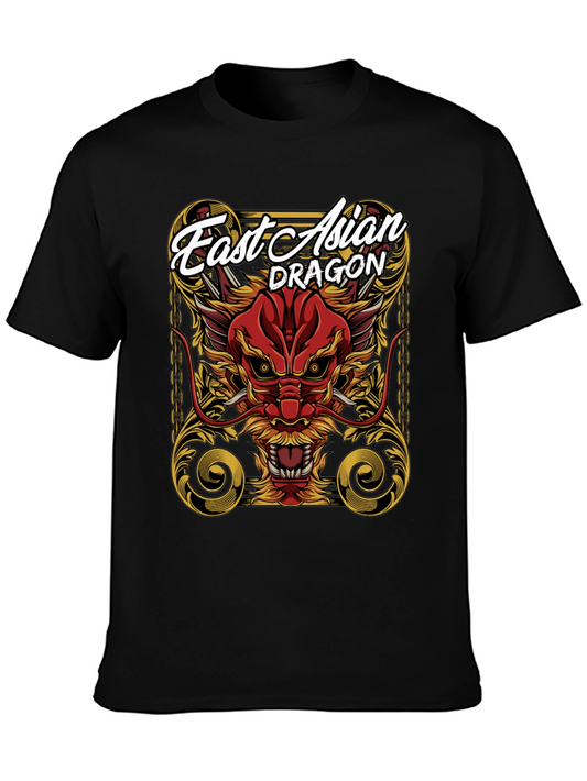 East Asian Dragon Graphic Tee - Bold Statement