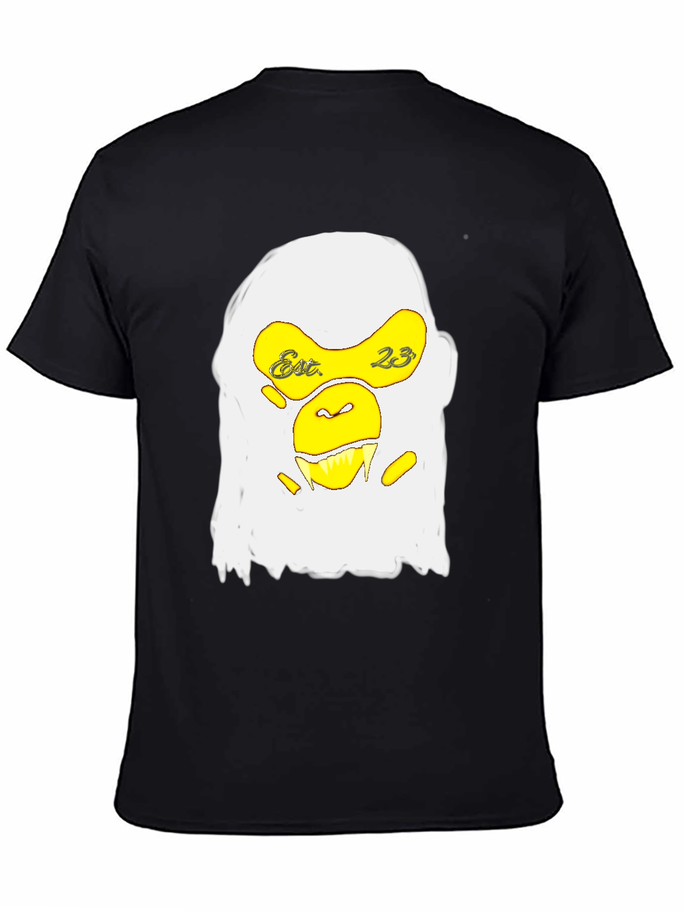 Graphic Tee - Monkey Design Black