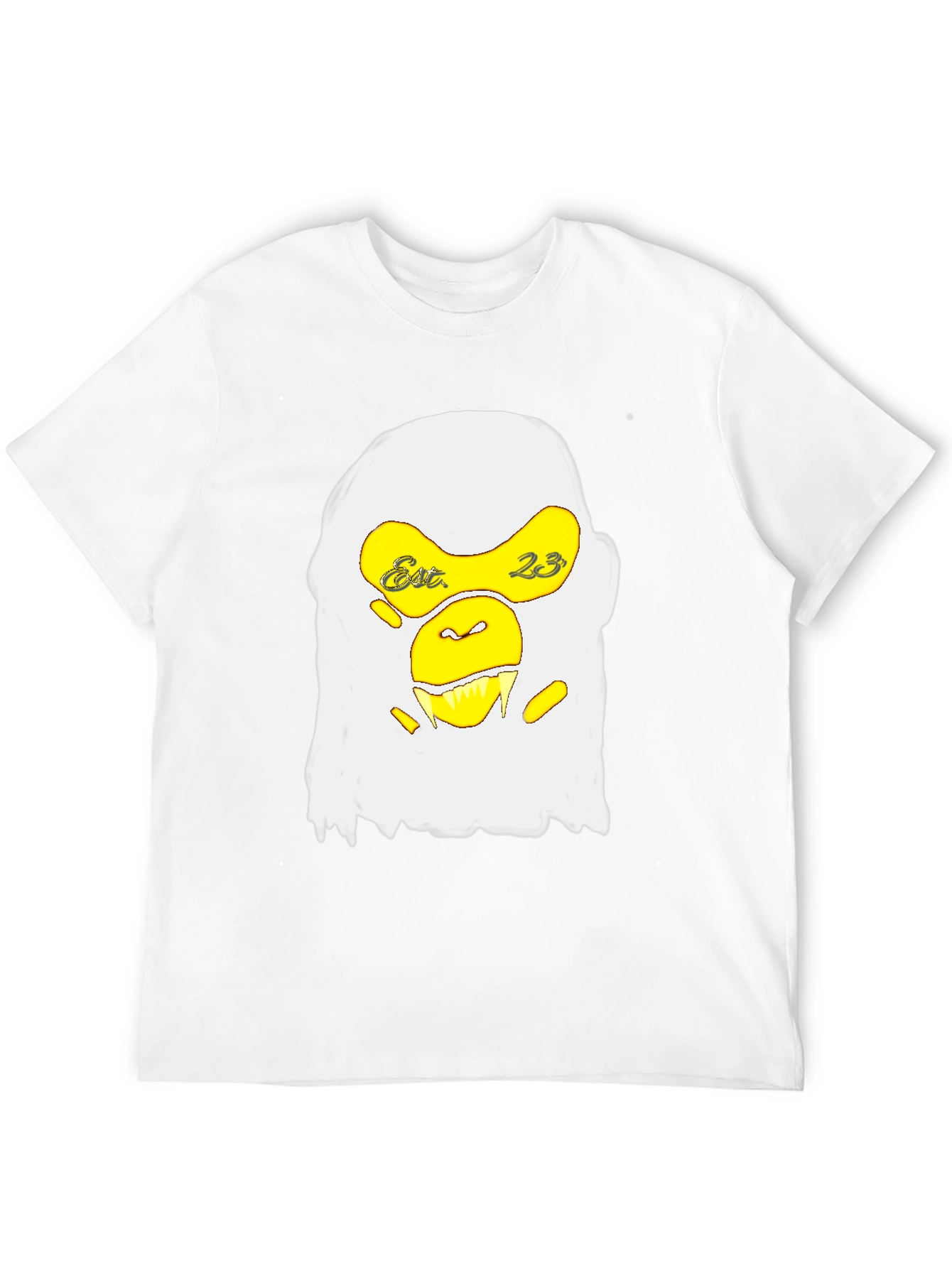Graphic Tee - Monkey Design Black