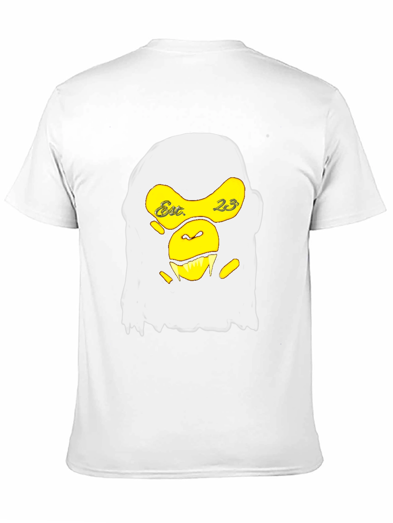 Graphic Tee - Monkey Design Black