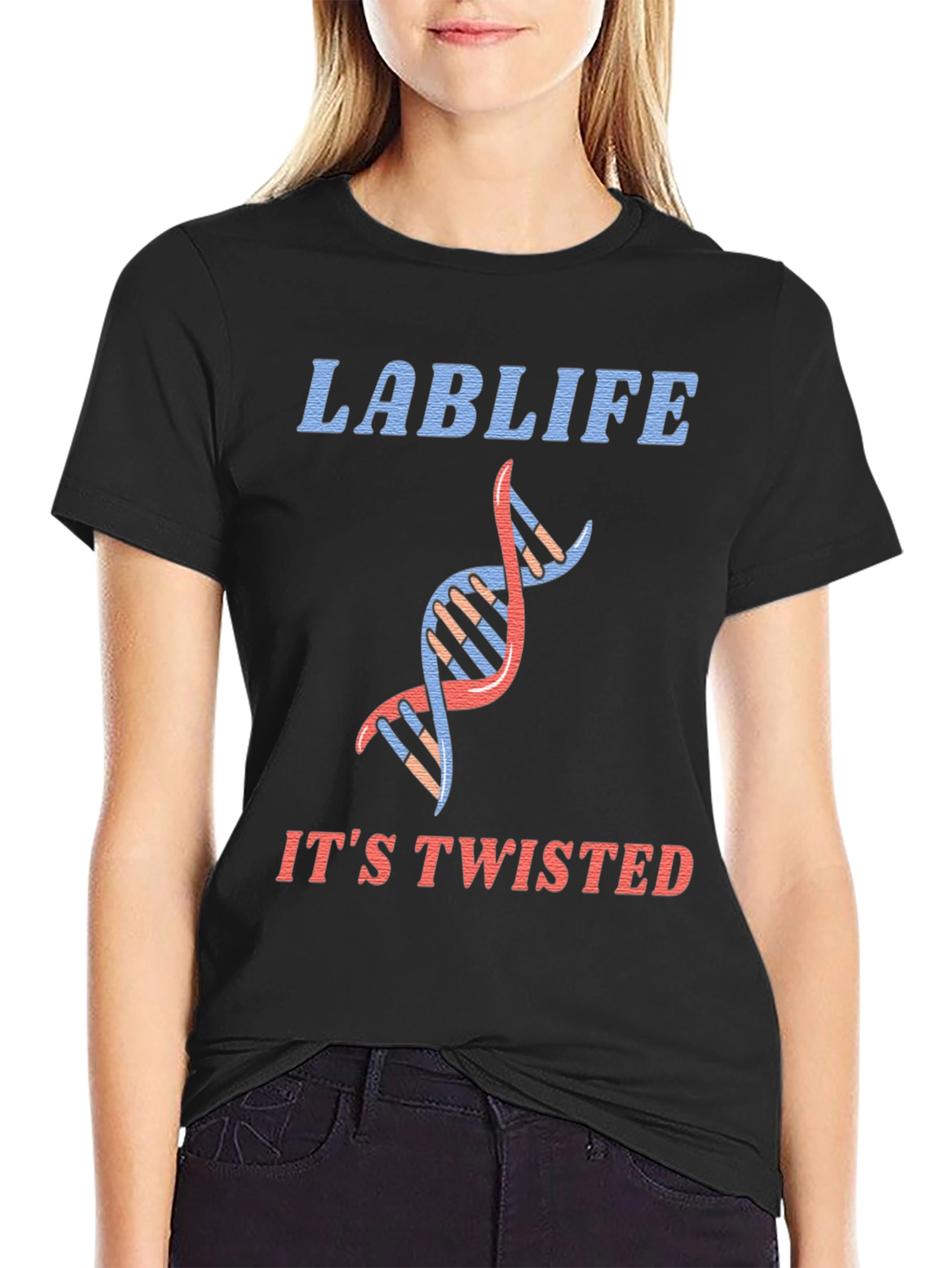 Lab Life Twisted T-Shirt - Science Bio Humor