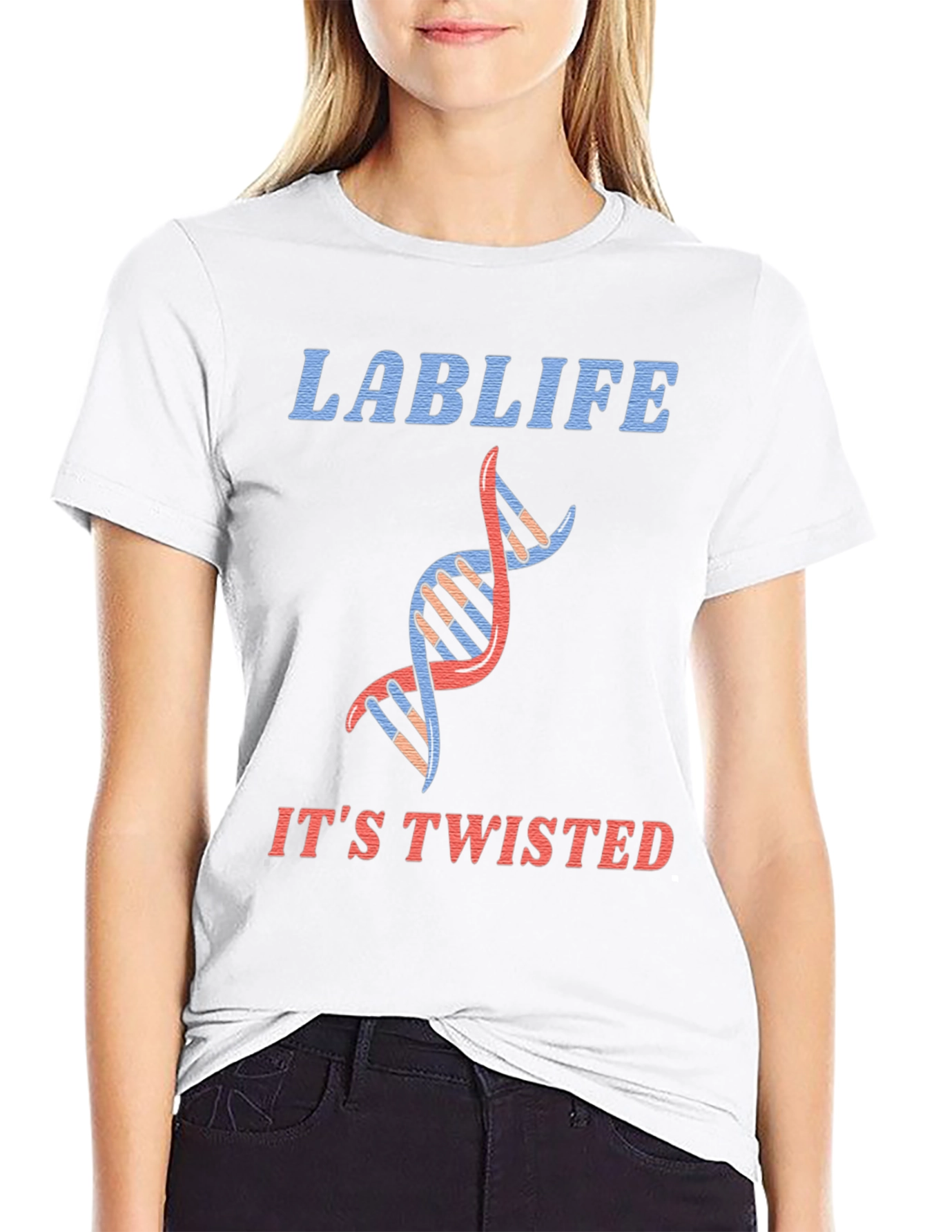 Lab Life Twisted T-Shirt - Science Bio Humor