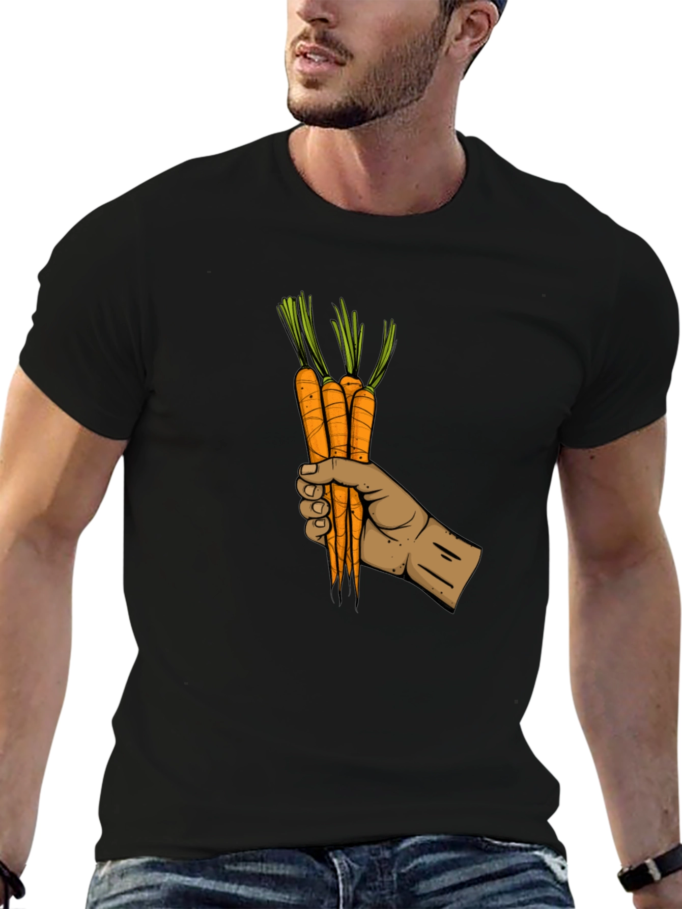 Carrot Hand Graphic Tee
