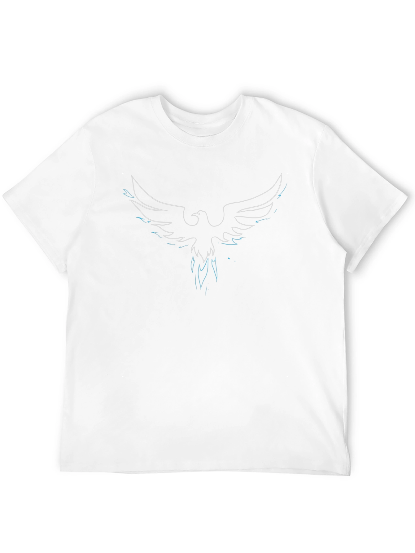 Phoenix Graphic Print Black T-Shirt