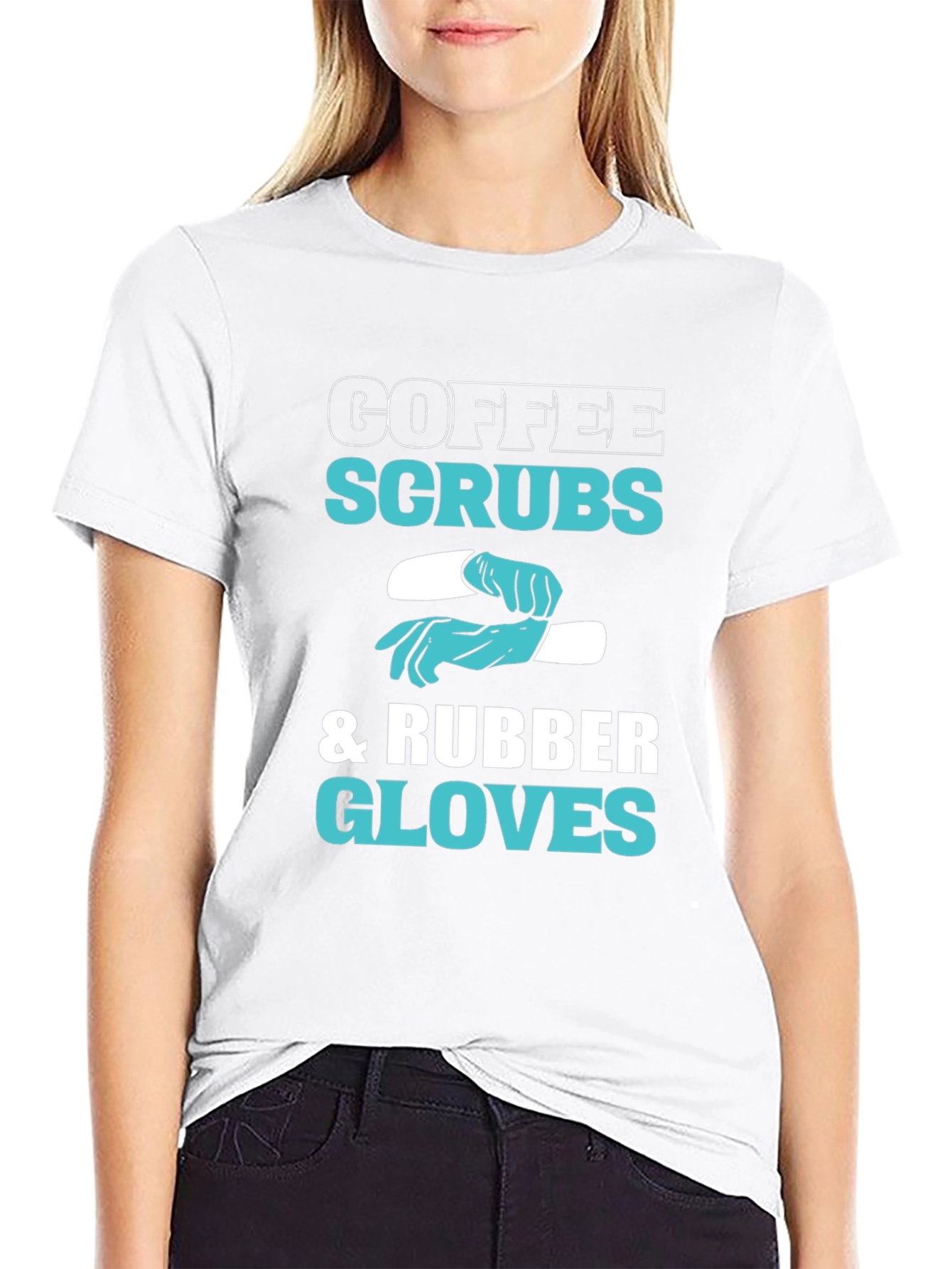 Coffee Scrubs & Rubber Gloves Graphic T-Shirt