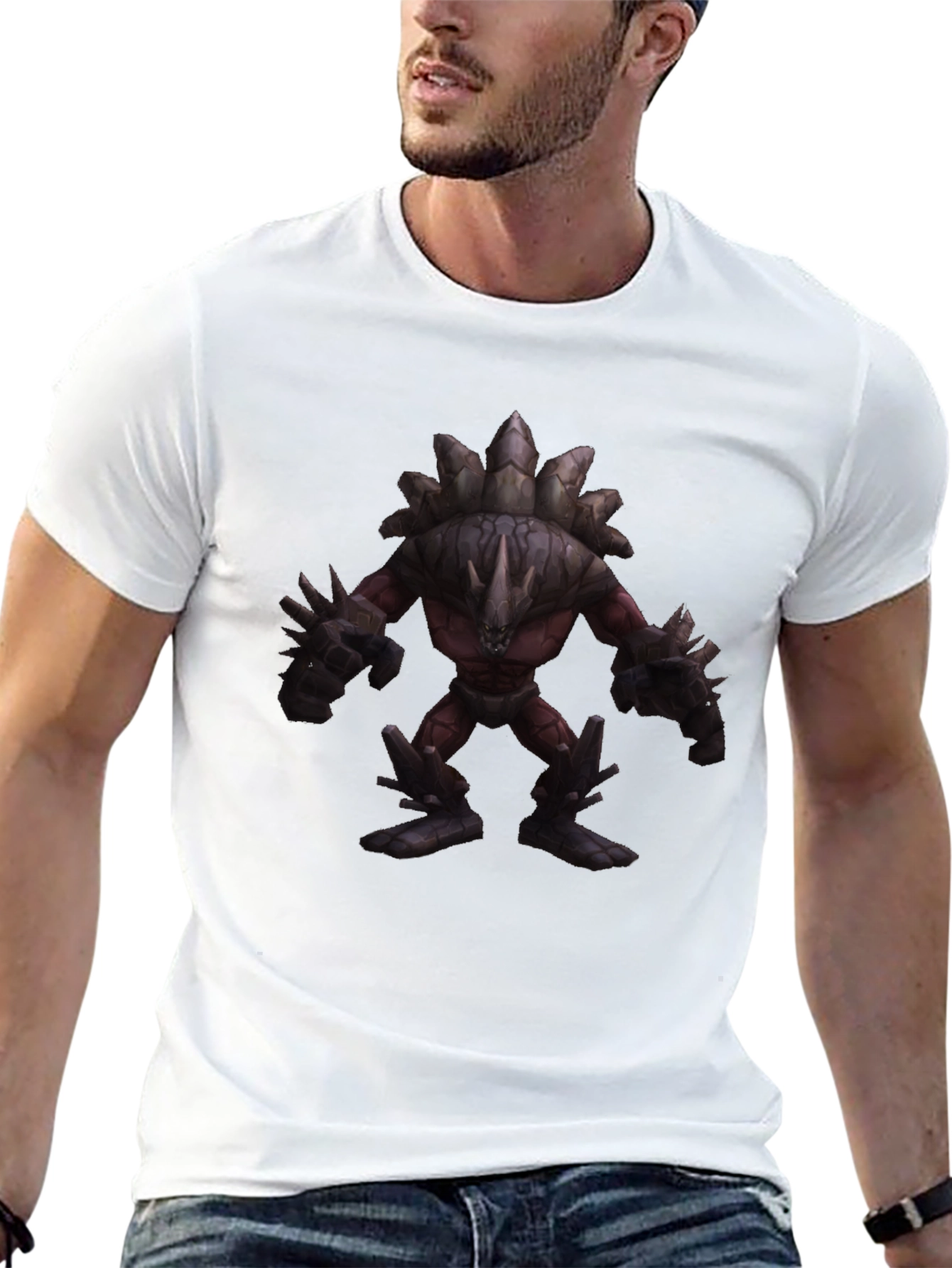 Monster Graphic Black T-Shirt