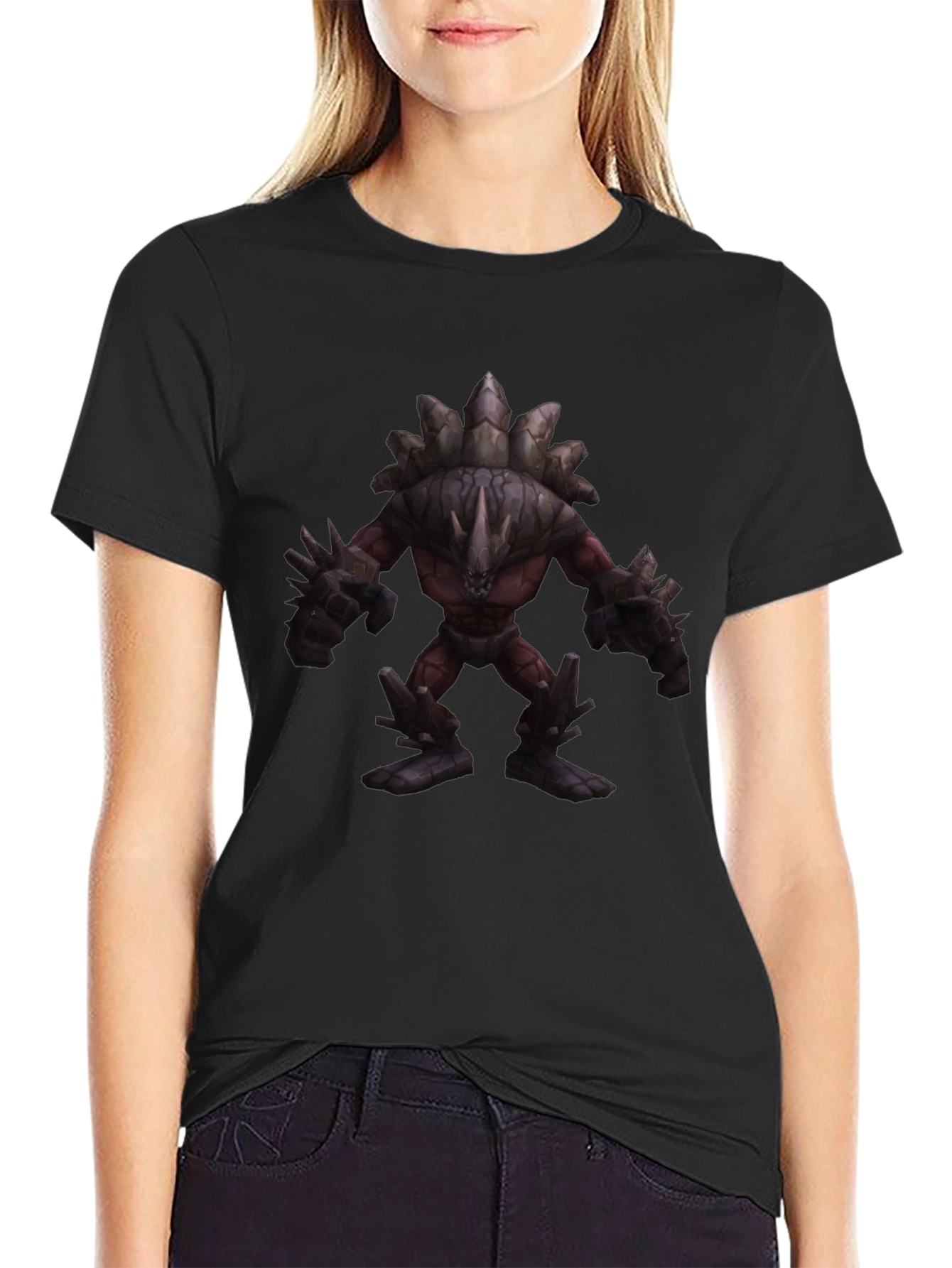 Monster Graphic Black T-Shirt