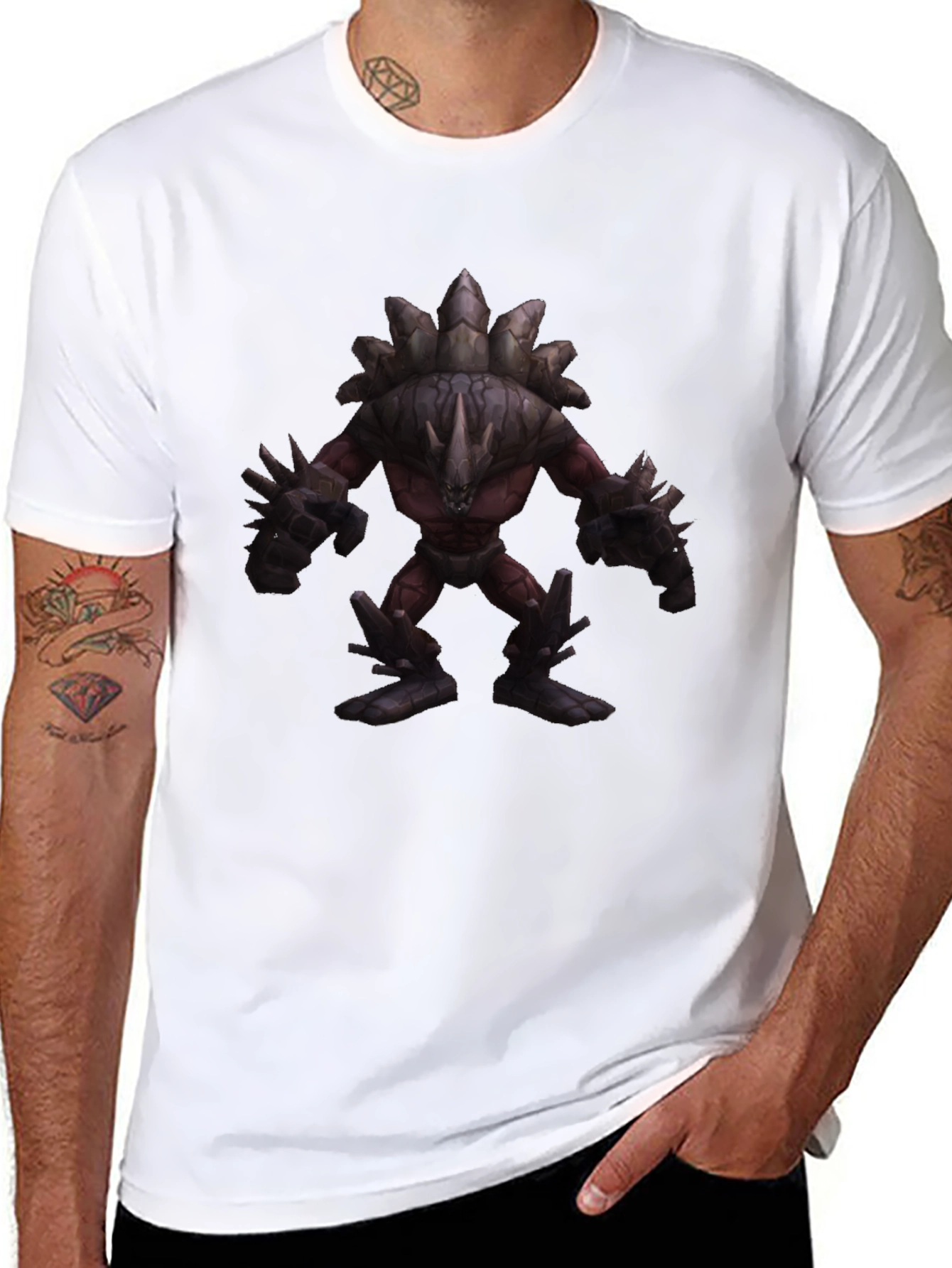 Monster Graphic Black T-Shirt