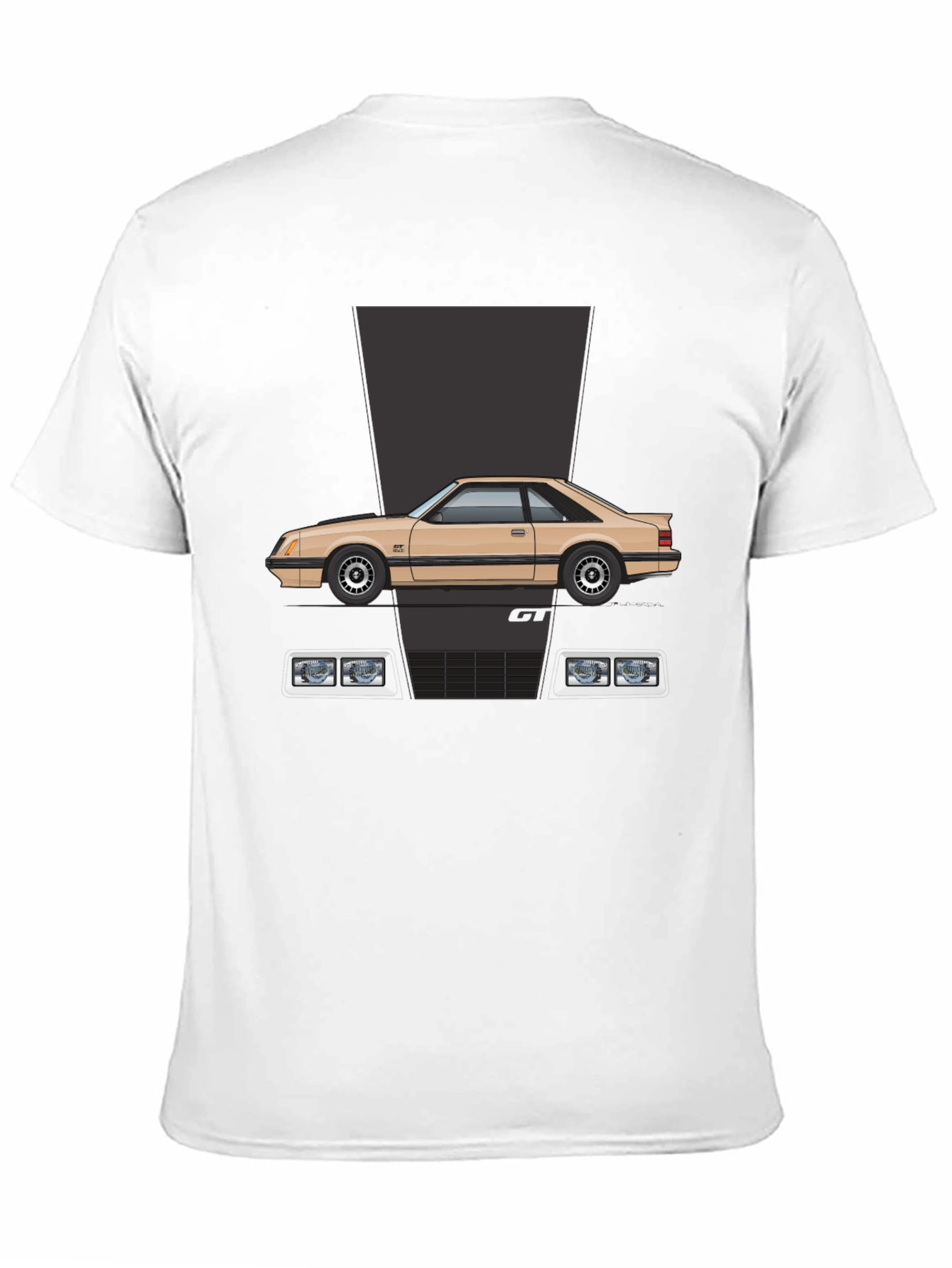 Retro 80s Car Graphic Tee - Classic Cool