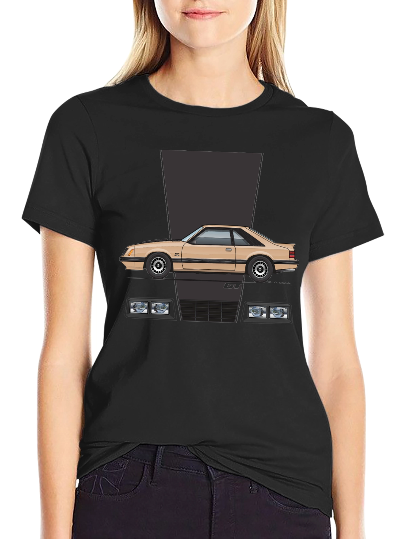 Retro 80s Car Graphic Tee - Classic Cool