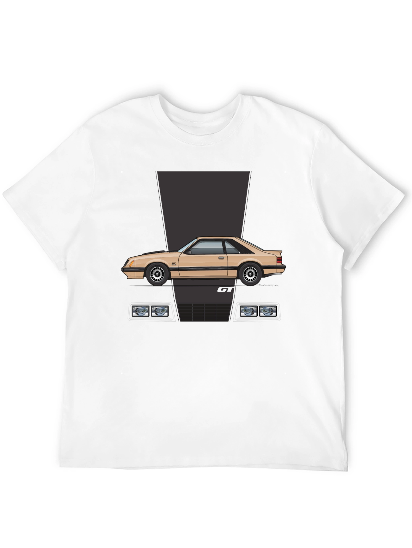 Retro 80s Car Graphic Tee - Classic Cool