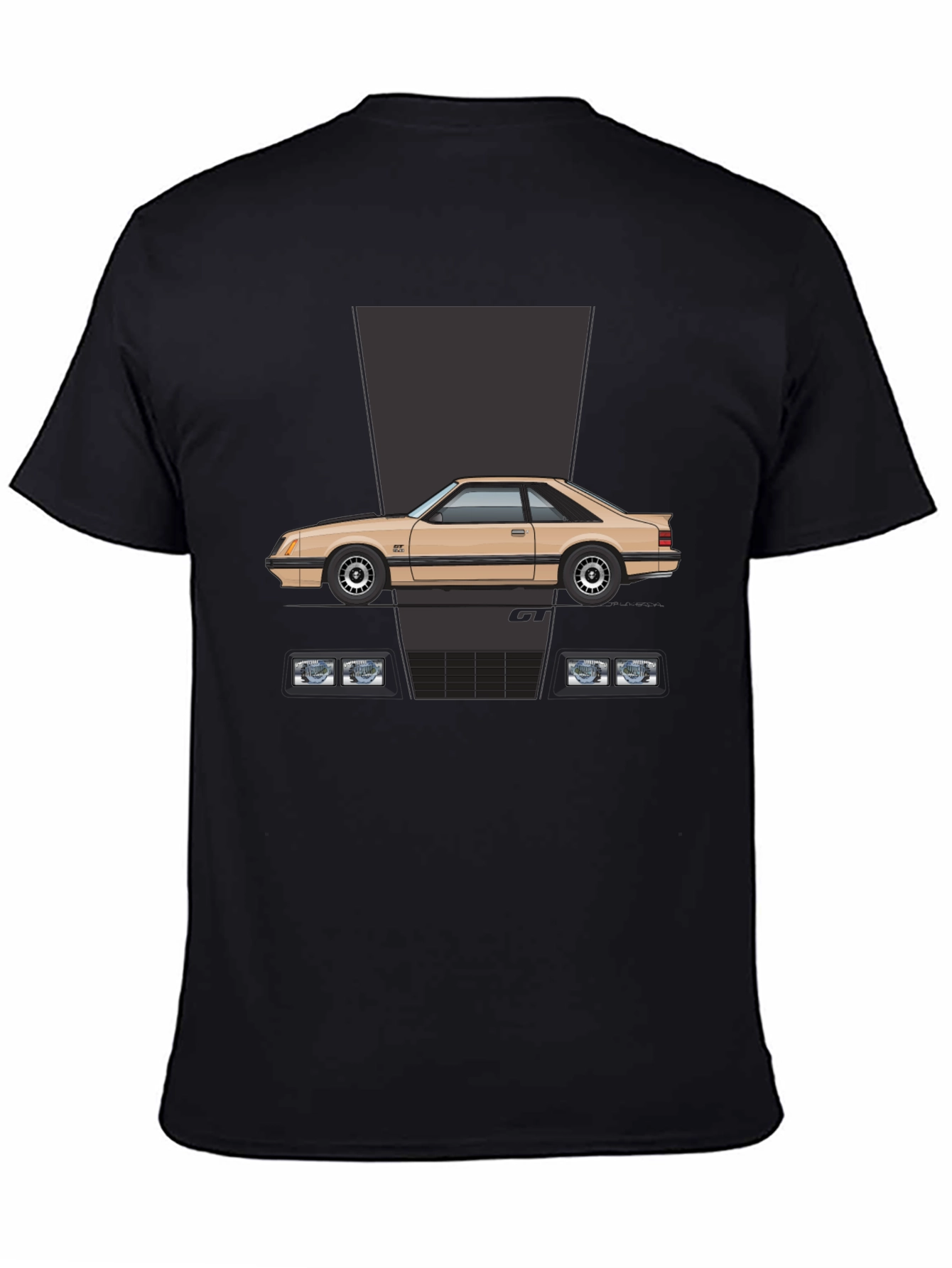 Retro 80s Car Graphic Tee - Classic Cool