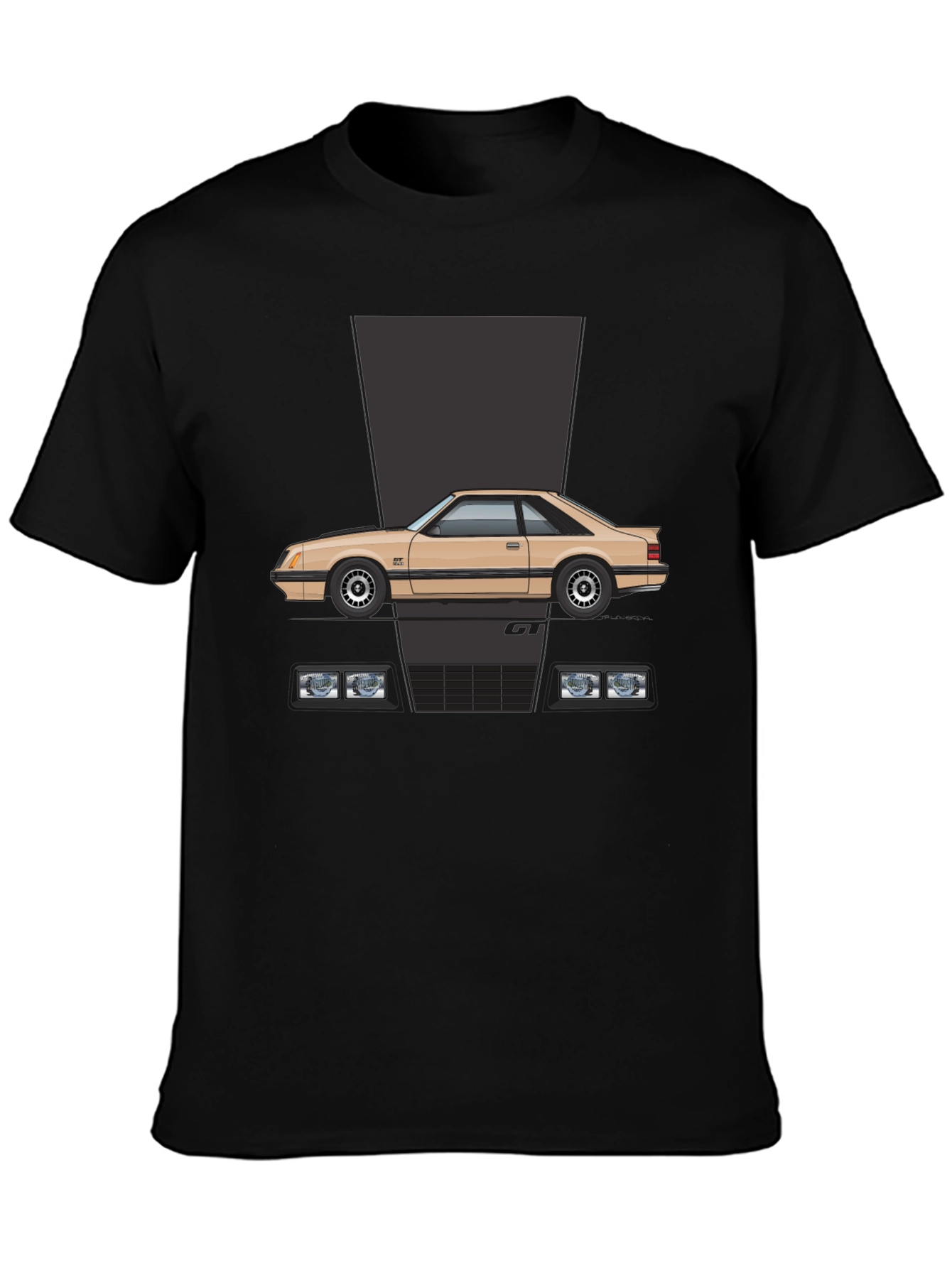 Retro 80s Car Graphic Tee - Classic Cool