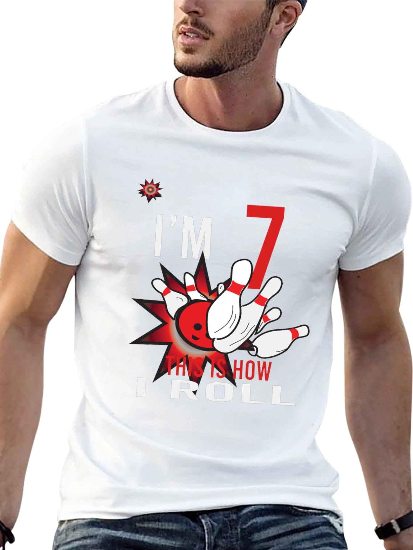 Im 7 This Is How I Roll Bowling T-Shirt