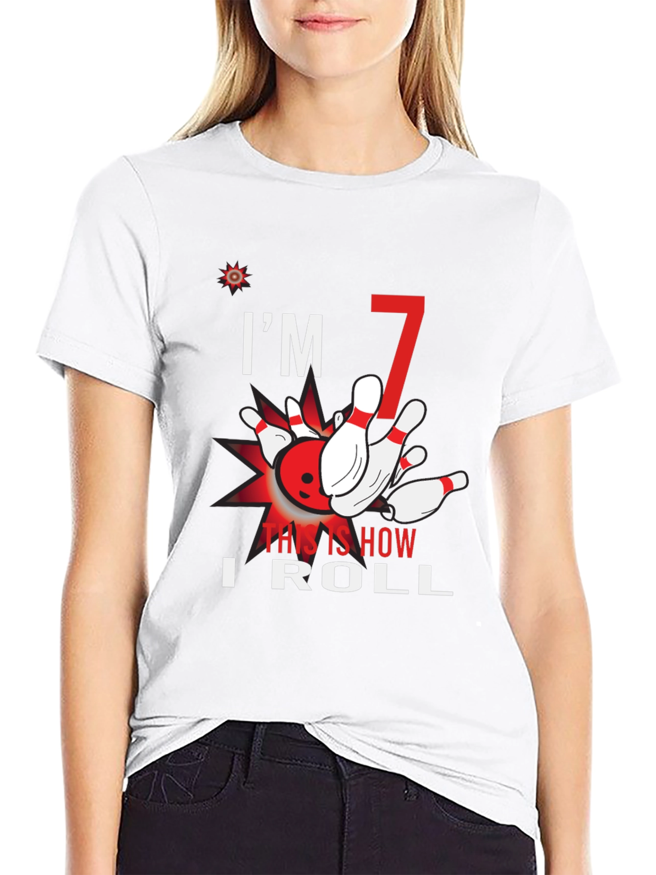 Im 7 This Is How I Roll Bowling T-Shirt