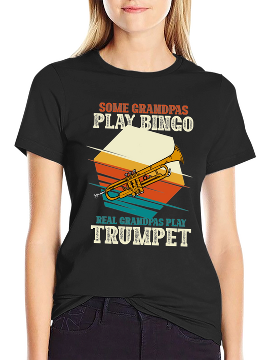 Grandpas Trumpet Tee: Musicians Gift