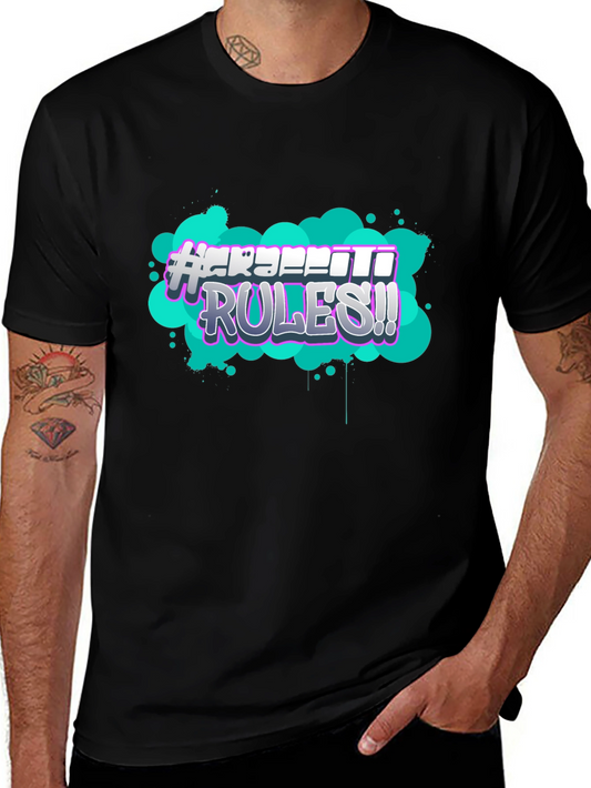 Graffiti Rules Graphic T-Shirt