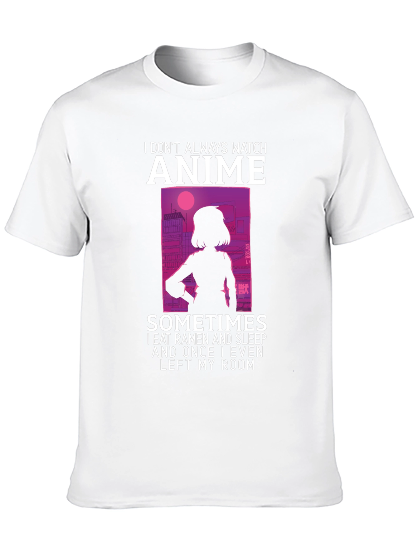 Anime Lover T-Shirt - Ramen & Sleep Design