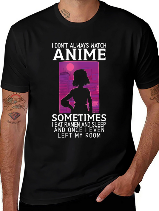 Anime Lover T-Shirt - Ramen & Sleep Design