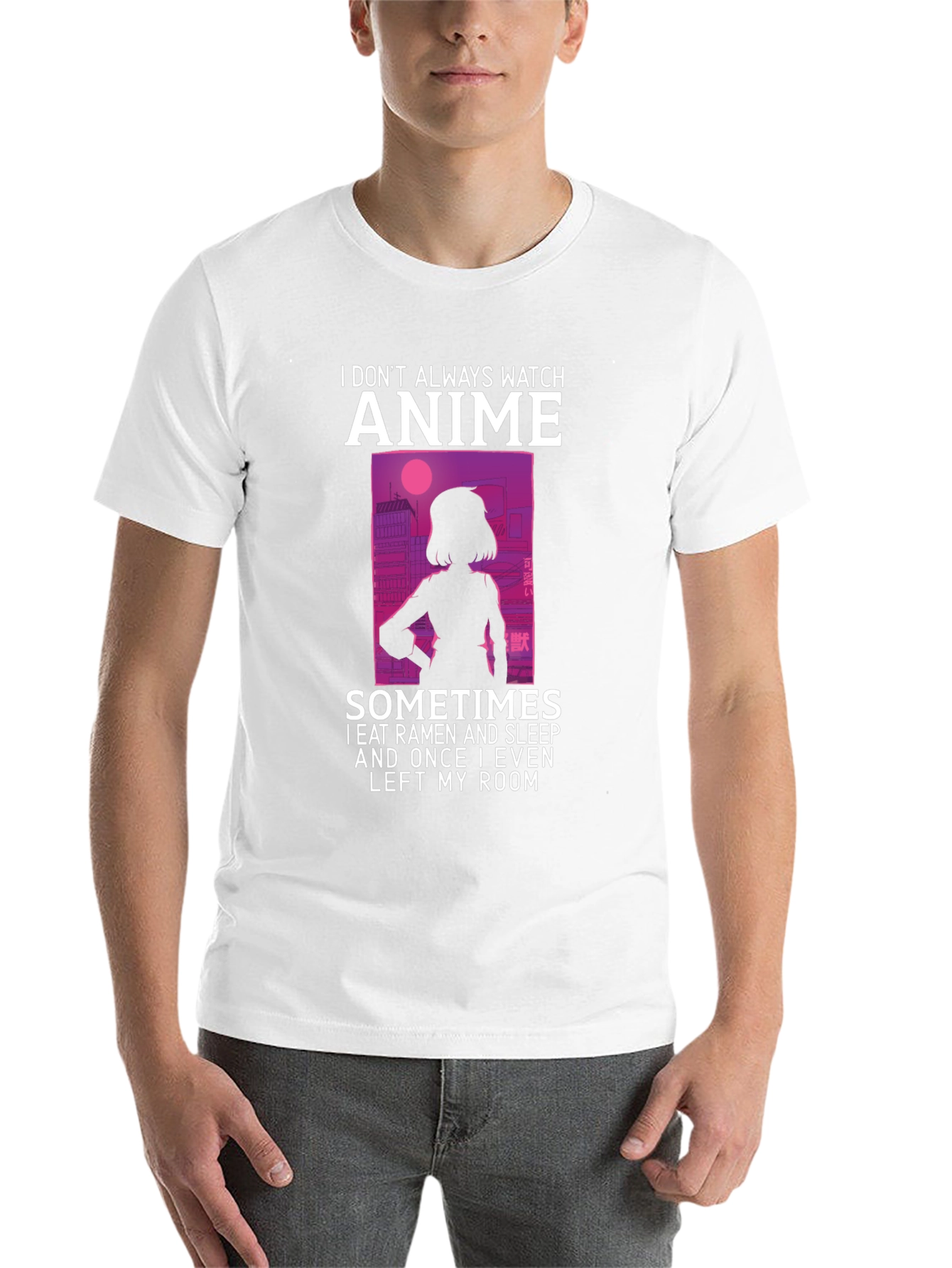 Anime Lover T-Shirt - Ramen & Sleep Design