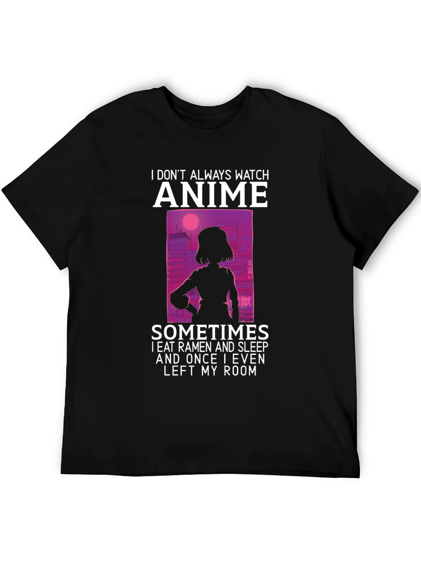 Anime Lover T-Shirt - Ramen & Sleep Design