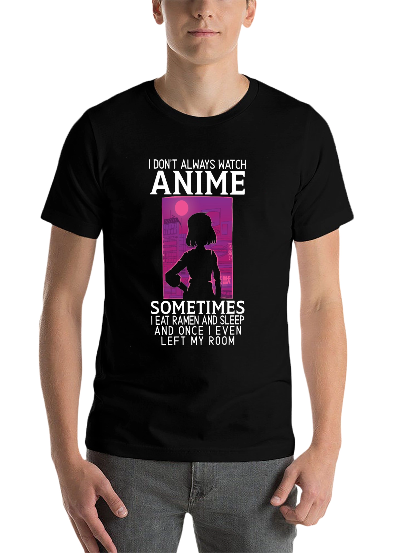 Anime Lover T-Shirt - Ramen & Sleep Design
